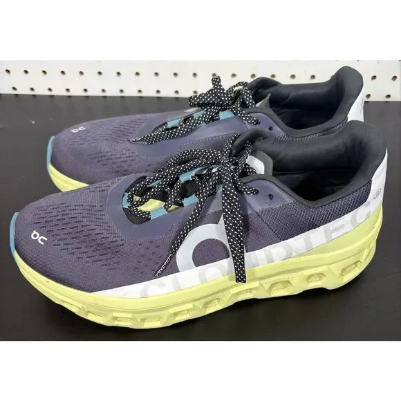 On Cloudmonster mens Iron Hay size