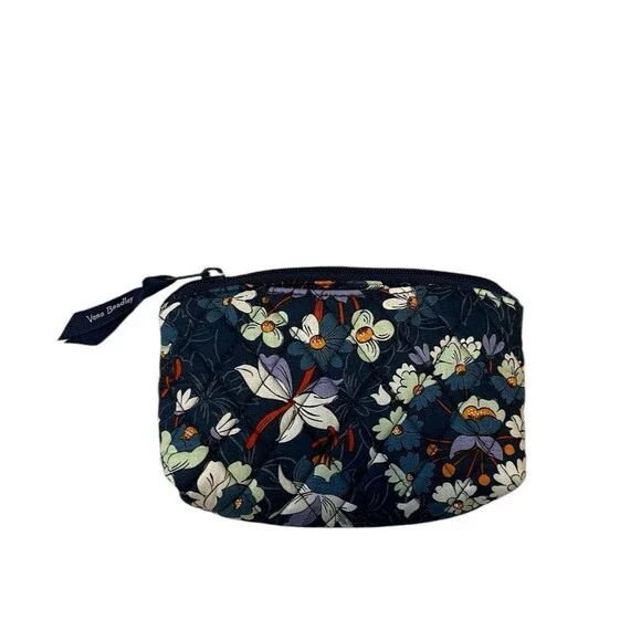 Vera Bradley Compact Travel Cosmetic Floral Bursts Bag Makeup Pouch‎