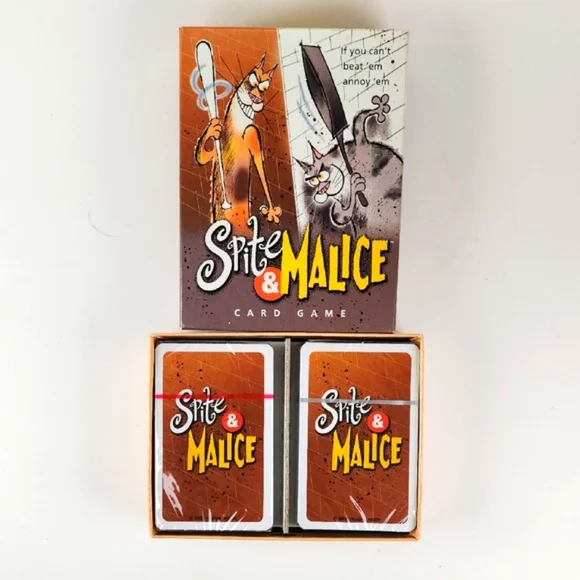 SPITE & MALICE Card Game, Box Open, Factory Sealed Cards