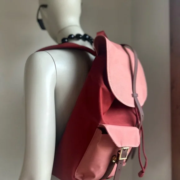 Stylish Red and Pink Women's Backpack new
