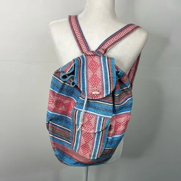 Pinzon Canvas Boho Aztec Backpack