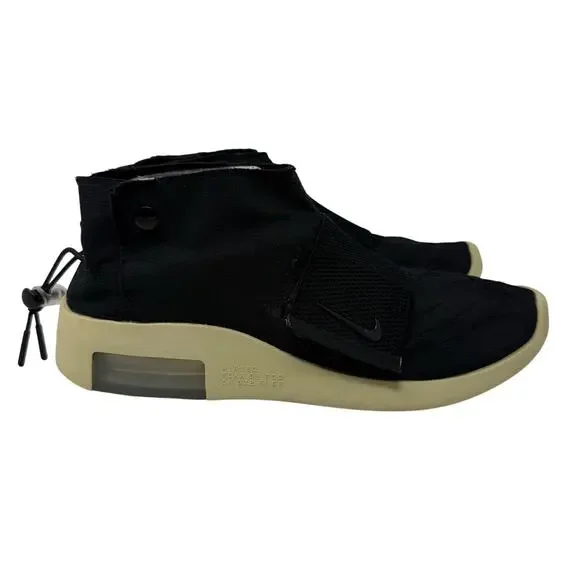 Nike Air Fear of God Moc Shoes Black AT8086-002 Men’s 8 Jerry Lorenzo Rare