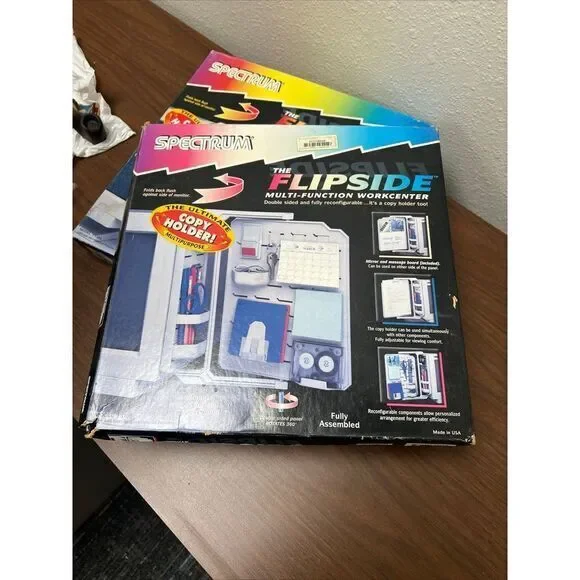 SPECTRUM The Flipside Multi-function Work center Organizer New In Box‎ 1997 USA
