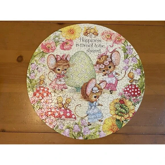 Vintage 1983 Springbok Happyland 500+ Piece Jigsaw Puzzle *Complete*