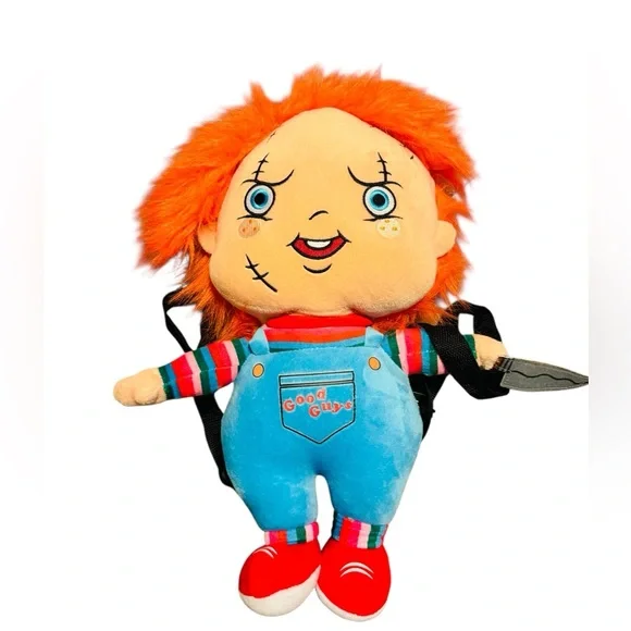 Bioworld Chucky Plush Backpack Spencer’s NWT Childs Play 18”
