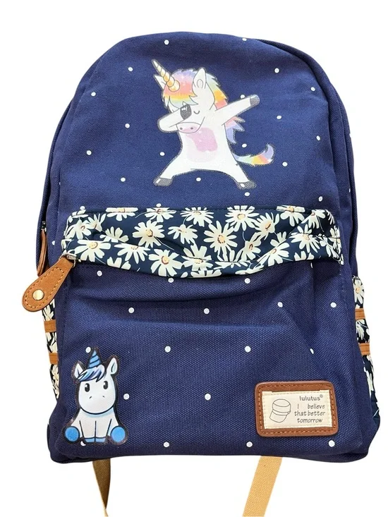Cosmic rainbow unicorn Kawaii babe backpack NWT