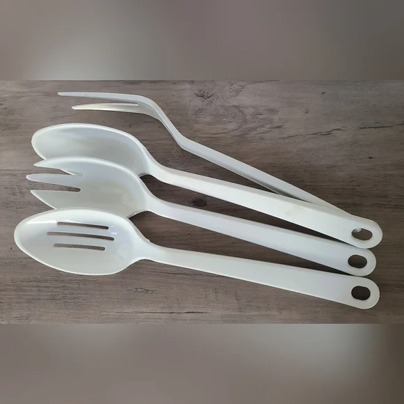 Vintage Tailor Made Cooking Utensil Set, Cooking Spoons, Serving Utensils,