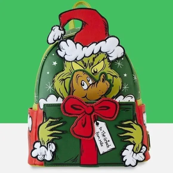 Loungefly Dr. Seuss' How the Grinch Stole Christmas! Santa Cosplay Mini Backpack