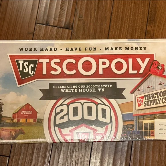 TSCOPOLY (TRACTOR SUPPLY‎ CO.) MONOPOLY SEALED!! GAME CELEBRATE 2000TH STORE