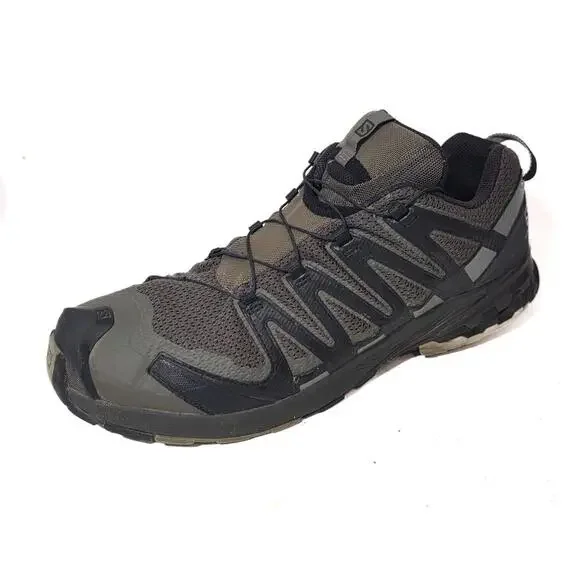 SALOMON PRO 3D sneakers shoes green hiking fitness mens sz 14 READ