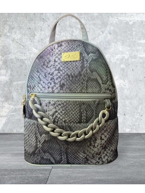 LUV Betsey by Betsey Johnson Snake Print Mini Backpack