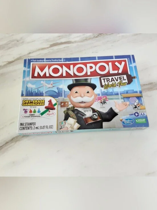 Hasbro MONOPOLY Travel World Tour Board Game