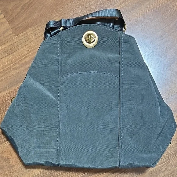 Baggallini Charcoal Gray Backpack Purse Bag