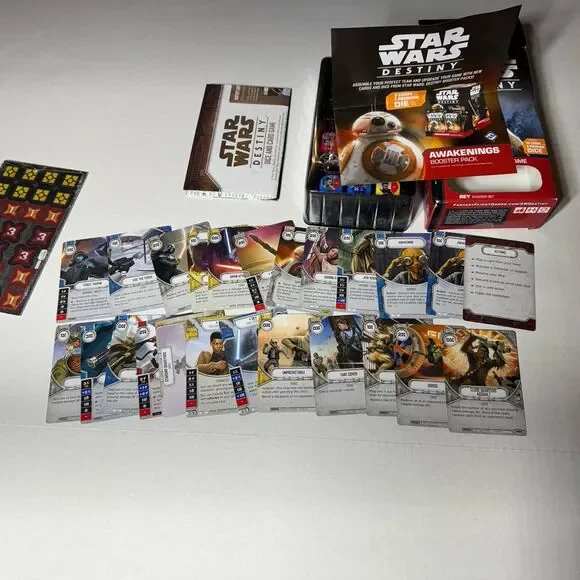 STAR WARS DESTINY FANTASY DICE GAMES REY STARTER SET