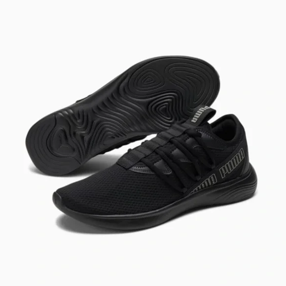 PUMA • Star Vital DBL Outline Sneakers • Black/Concrete Grey Men’s 10.5 NWT 👟✨
