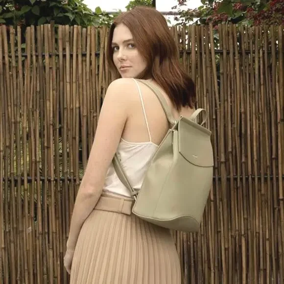 VEGAN PIXIE MOOD The Kim Backpack IN SAGE GREEN