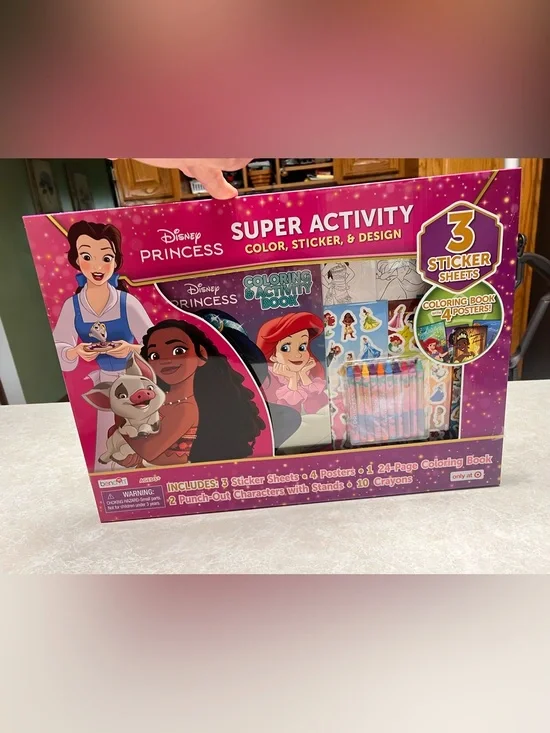 Disney Princess Super Activity Kit - Pink & Purple