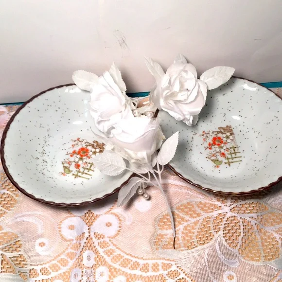 Two Medium Size Bowls, Made In Japan.
