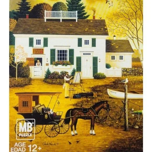 Charles Wysocki's Americana The Birch Point Cove 1000 Piece Puzzle