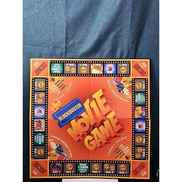 Blockbuster Movie Game | 2000 Vintage Board Game | 100% Complete with Timer |