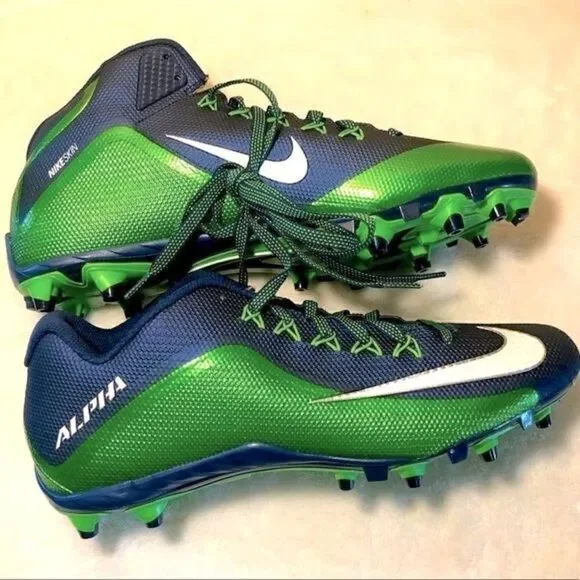 NEW NIKE ALPHA PRO/NIKE SKIN 2-3/4 CLEATS 14
