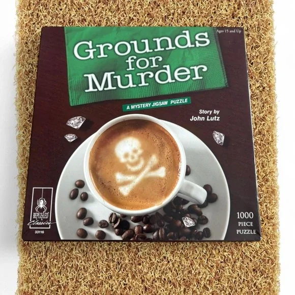 Grounds for Murder 1000-Piece Jigsaw Puzzle