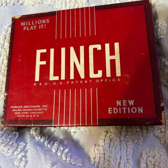 Vintage 1930s Card Game Flinch