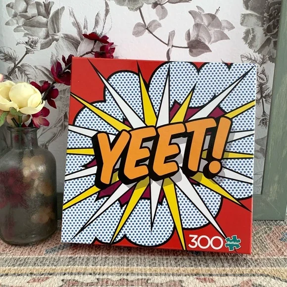 YEET Humorous Comic Color Explosion 300 Large Pieces Jigsaw Puzzle Poster Hobby