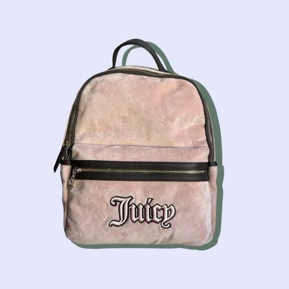 NWT Juicy Couture Velvet Backpack