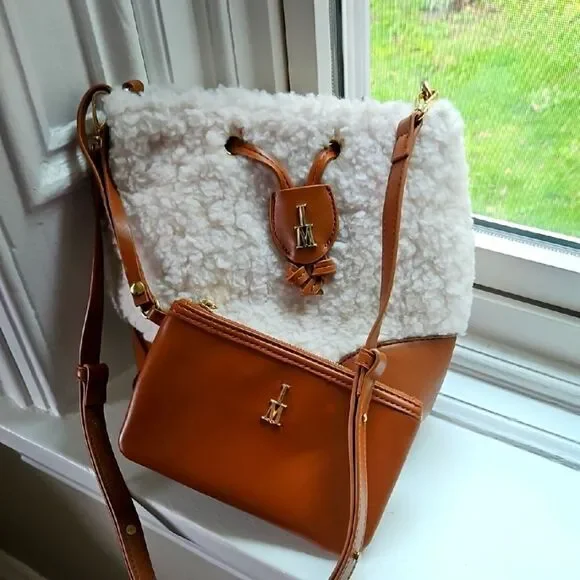Issac Mizrahi Fuzzy Crossbody Bag