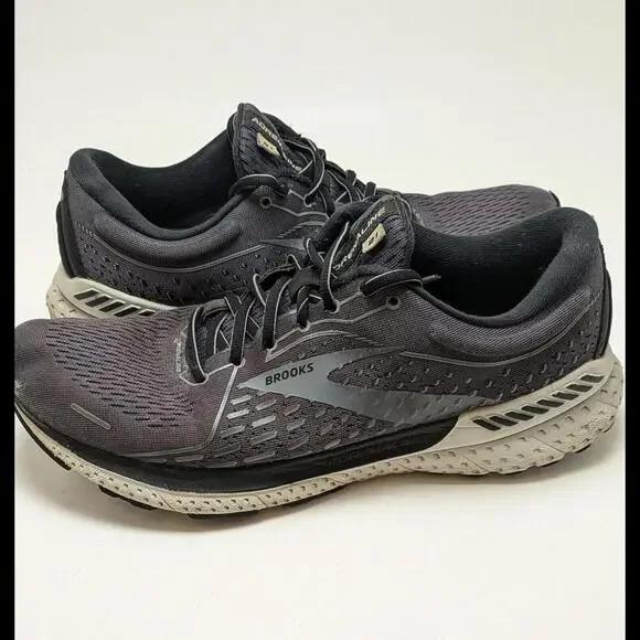 Mens BROOKS ADRENALINE 21 Guiderails Gray Running Shoes 1103491D093 Size 10