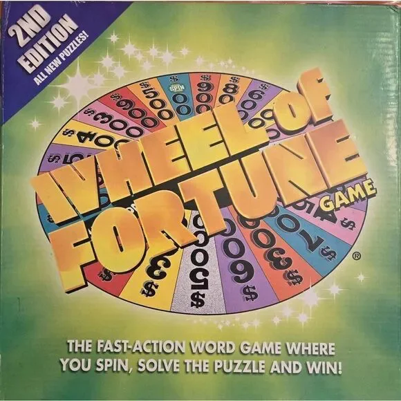 Wheel Of Fortune 2nd Edition Pressman 2005 Family Game