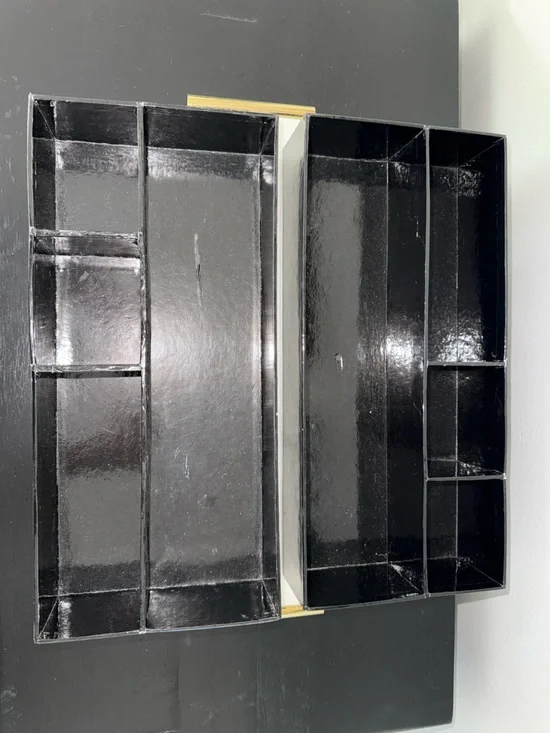Black Compartment Organizer Case
