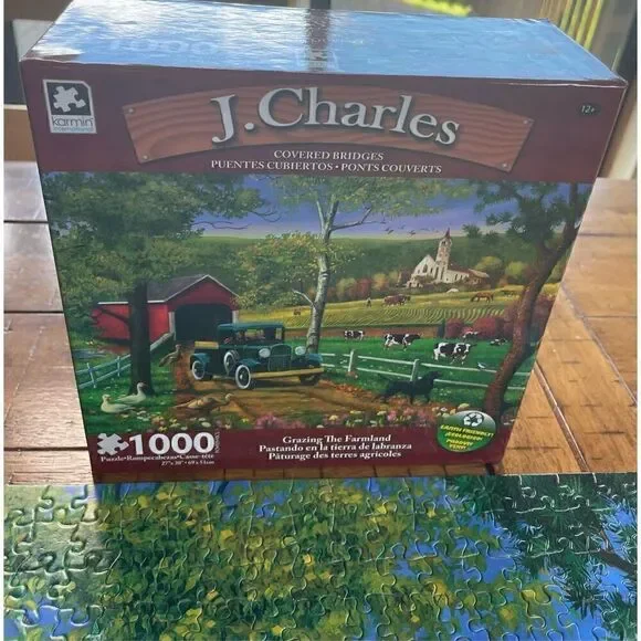 Covered Bridge Jigsaw Puzzle