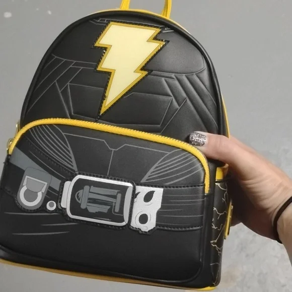 Loungefly black Adam mini backpack