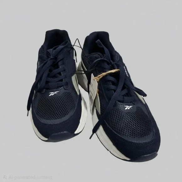 Reebok Chaos Running Mens Shoes Size 12 Dark Blue Grey White AR30303M-DSW NEW