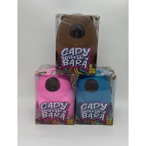 🚨🔥Brand New Viral Five Below Brown Capy-Smoosh-a Bara Squishy 1PC Fast Ship