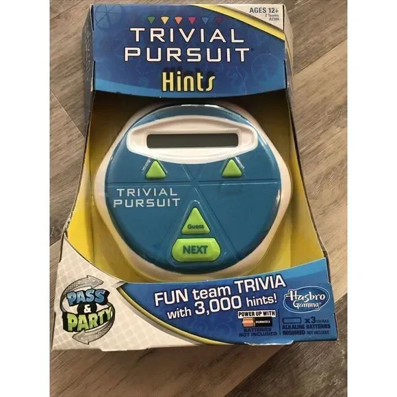 *Trivial Pursuit Hints Game Fun Team Trivia With 3000 Hints For Kids