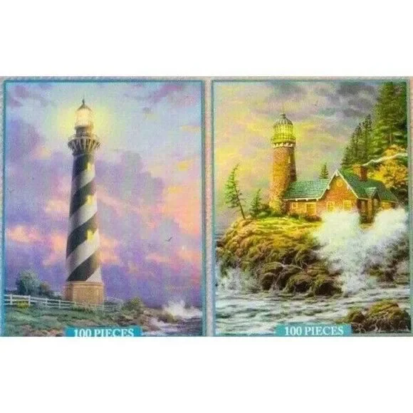 Thomas Kinkade 10 Home & Hearth Collections Jigsaw Puzzles