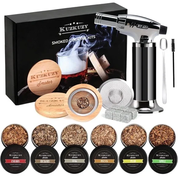 Black and Silver Smoked Cocktail Kit