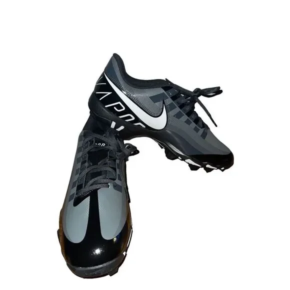 Nike Vapor Edge Shark Black Iron Grey Football Cleats DQ5114-001 Men's‎ Size 11