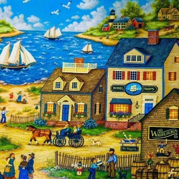 Ez Grip Mr Wiggins Whirligigs 1000 Piece Puzzle