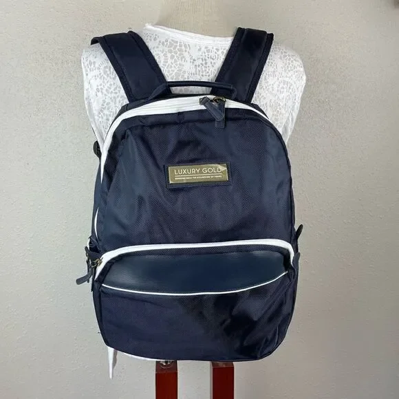 NWOT Luxury Gold Backpack