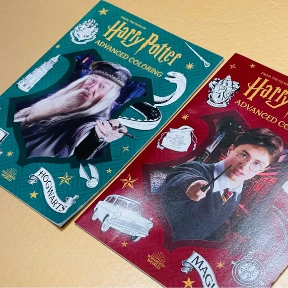 Harry Potter Advanced Coloring Book Set of 2 - “Magical