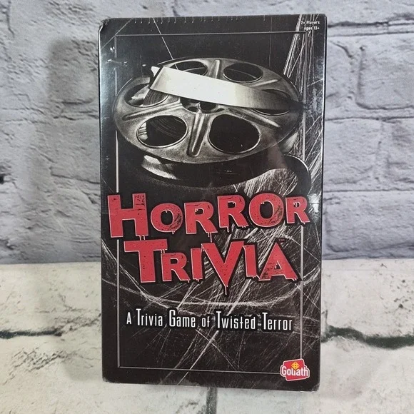Twisted Terror Horror Trivia Card‎ Game By Goliath New Sealed