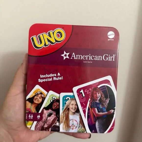 American Girl Uno Card Game