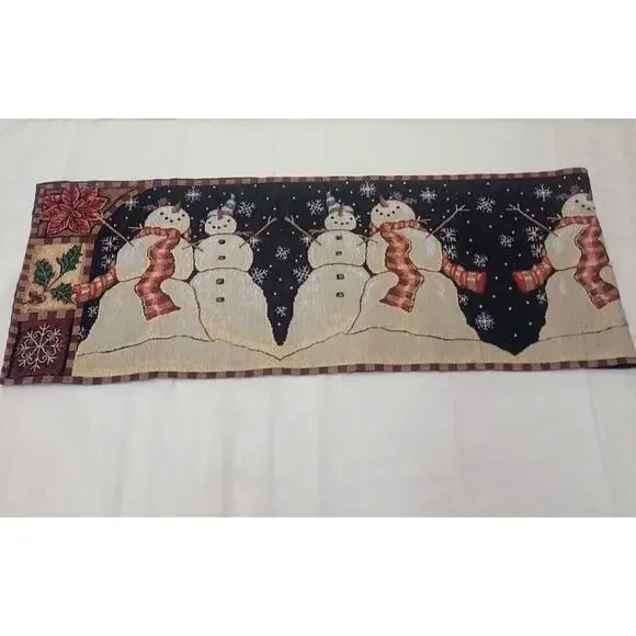 Christmas Snowman Table Runner 70