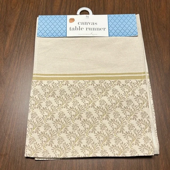 Nicole Canvas table runner, new‎