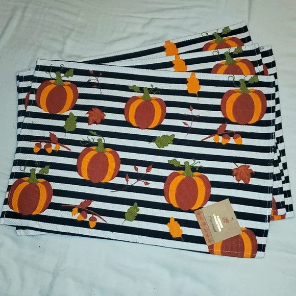 Fall Print Placements Set of 4