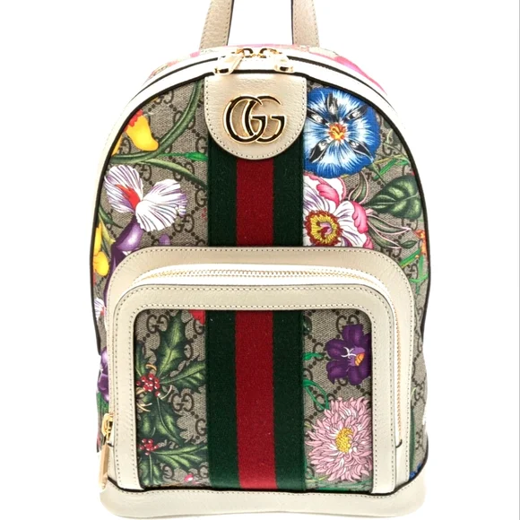 Gucci GG Flora Ophidia Backpack